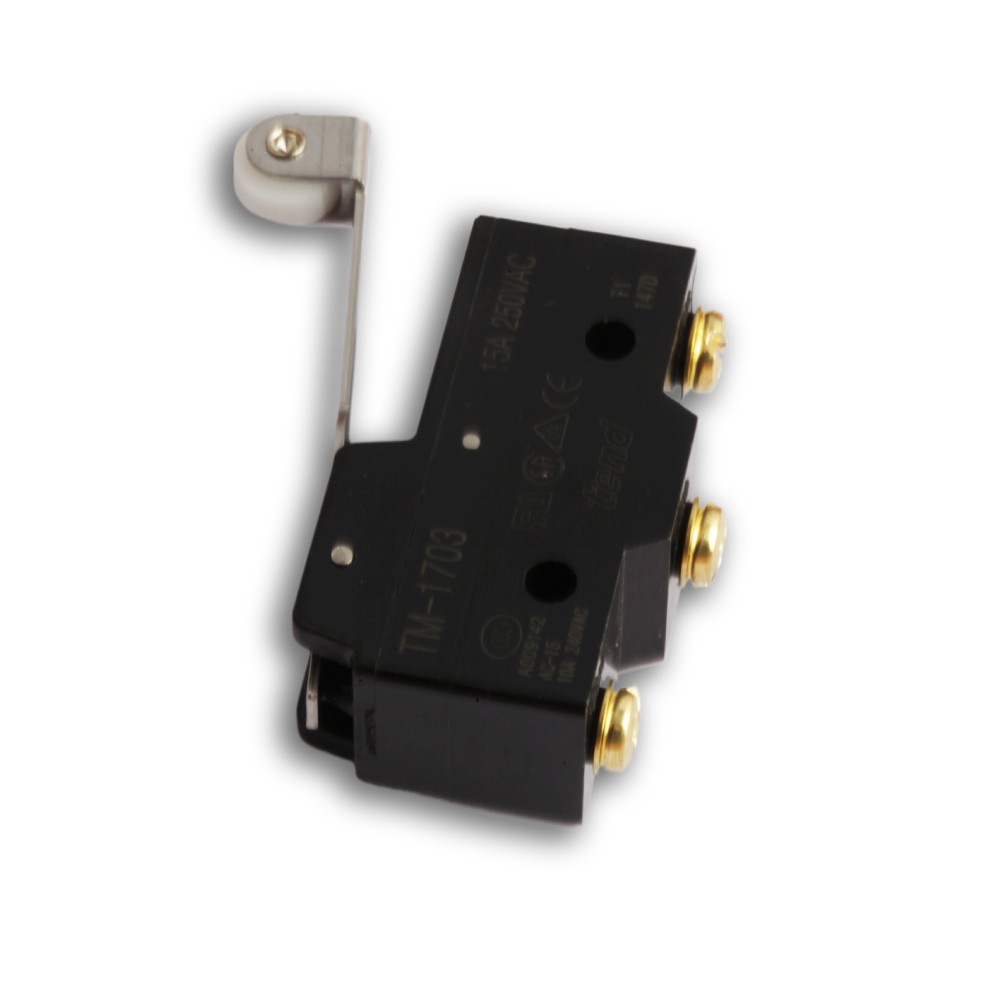 TM-1703 Long Hinge Roller Lever Momentary Limit Micro Switch, 380V, 10 Amp