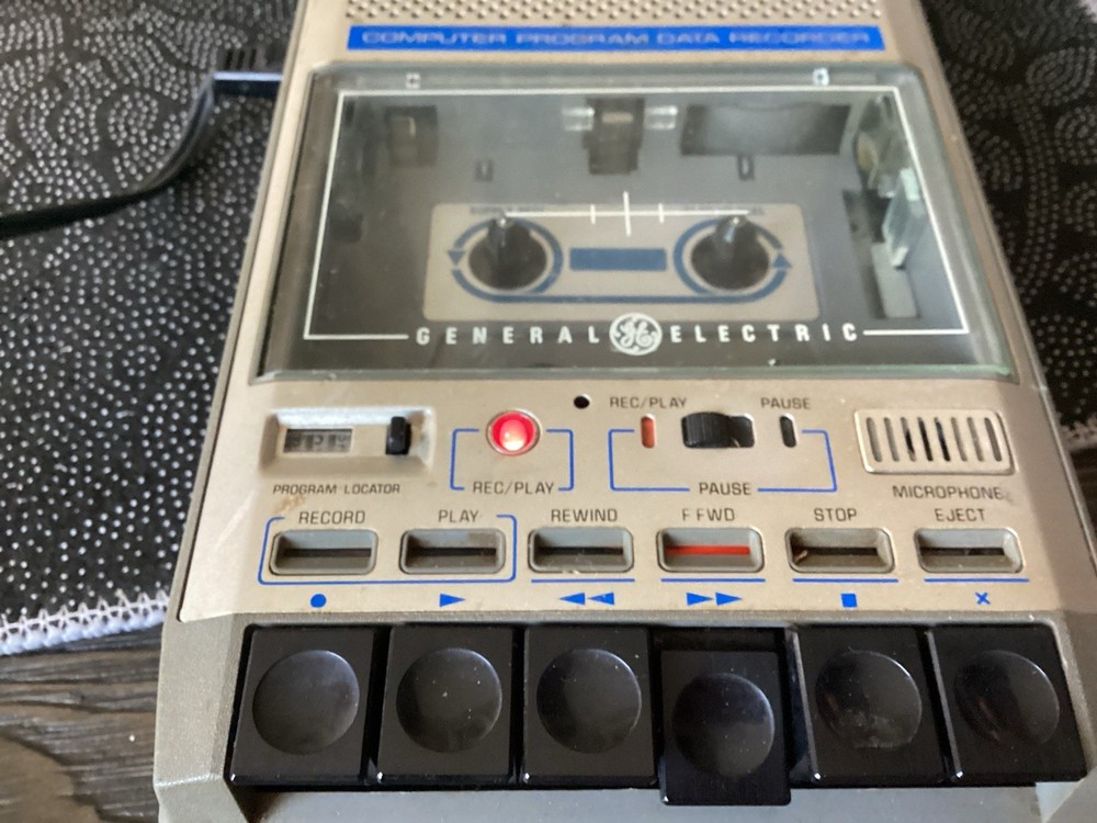 GE VTG Computer Program Data Recorder 3-5158 Tested And Working Has Box