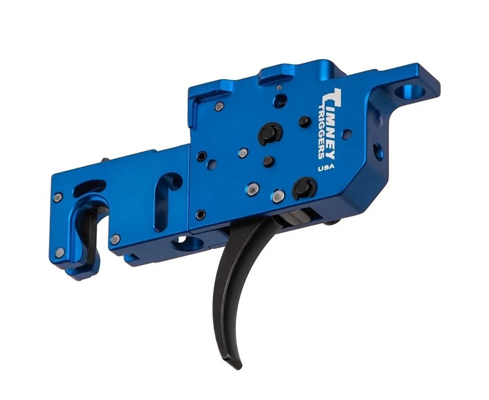 Timney Trigger Ruger Precision Rimfire Curved 2-Stage Drop-In Blue Trigger #649