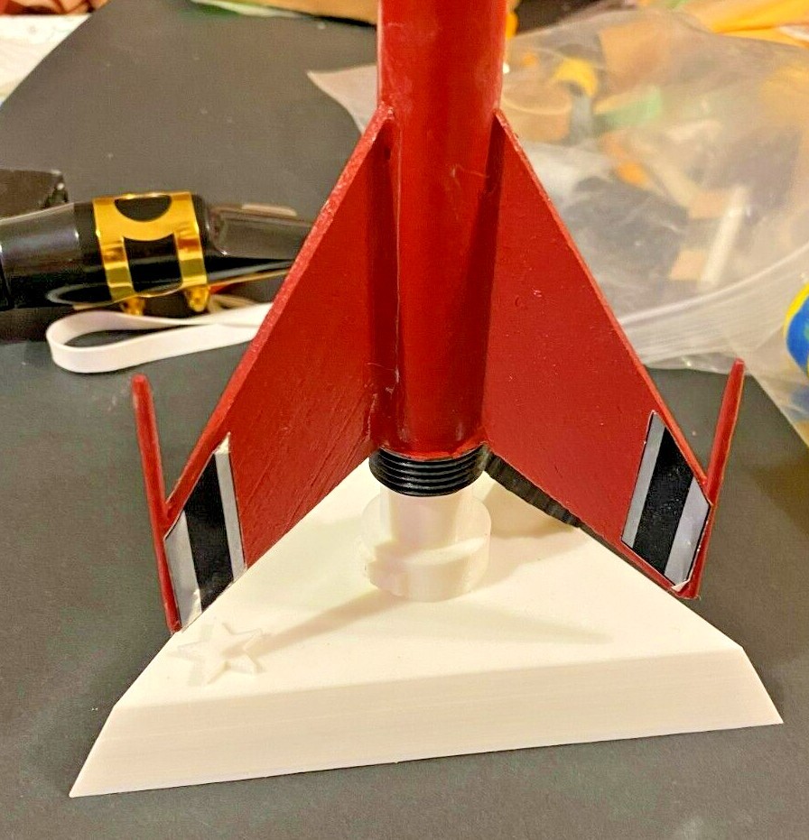 Model Rocket Display Stands-6.5, 13, 18, & 24MM Available! By Code Red Rocketry!
