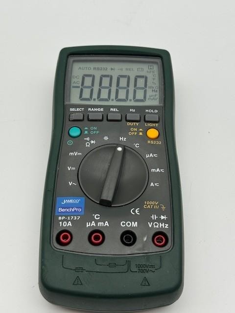 Jameco MS8226T TRUE RMS Multimeter Auto Range DMM Capacitance Temperature Meter