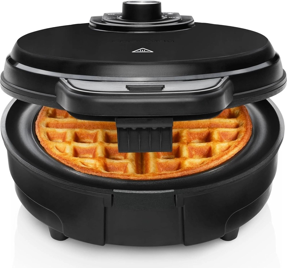 Mess-Free Belgian Waffle Maker: Nonstick Plates & Programmable Settings Included