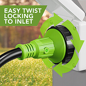 NEW Marine 30 amp female to 15 amp male 125v Shore Power Pigtail Boat Adapter