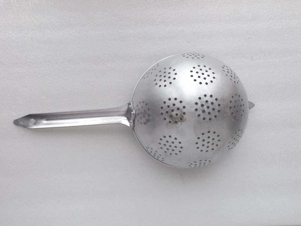 Vintage USSR Аluminium Colander with Handle