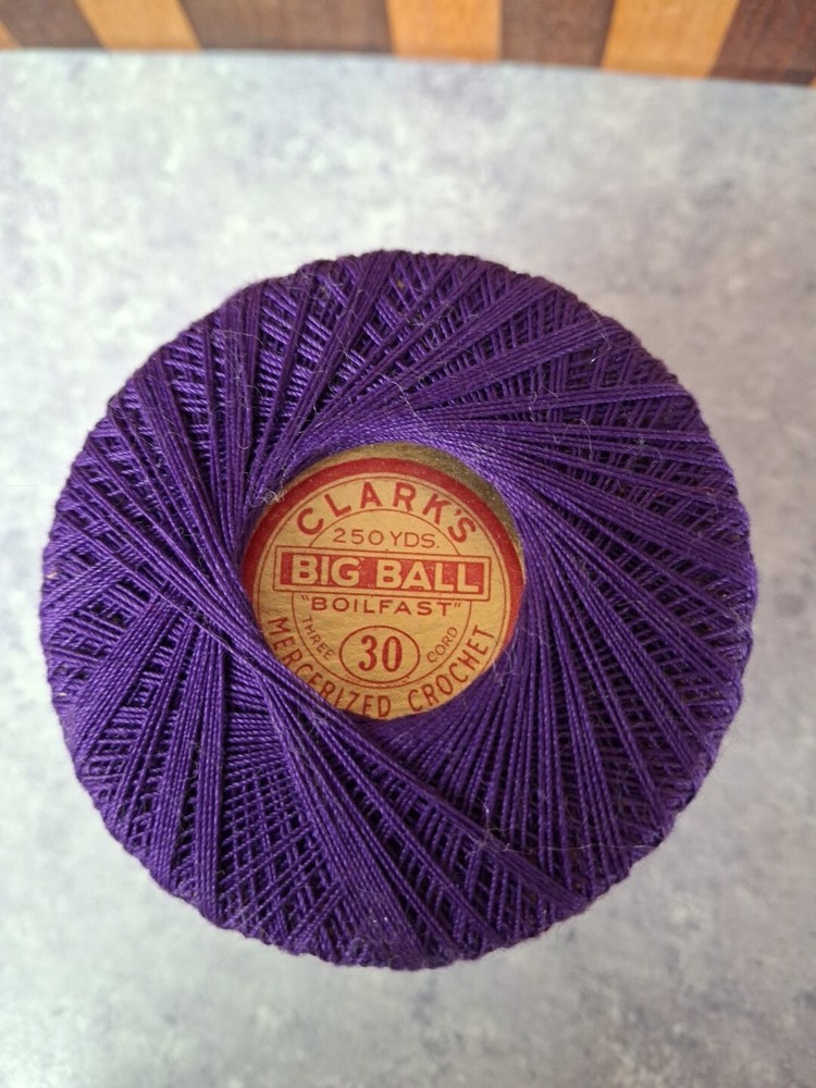 Clark's Big Ball Boilfast Mercerized Crochet Thread