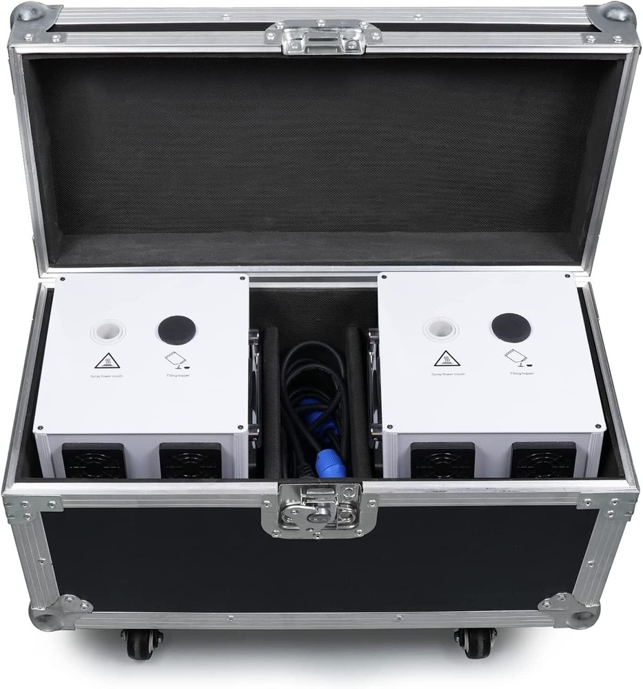 2Pcs Cold Spark Firework Machine with Case Set 700W Stage Wedding Effect Machine