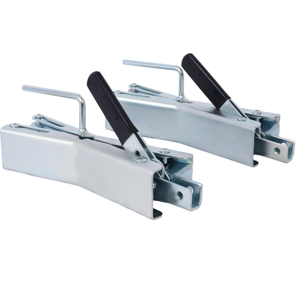 1 Pair Quick Locking Chock Axel-Chock Wheel-Stabilizer for RV, Trailer, Camper