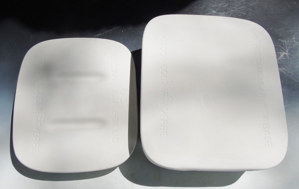 Colour de Verre Glass Casting Mold Rectangular Box w/ Lid