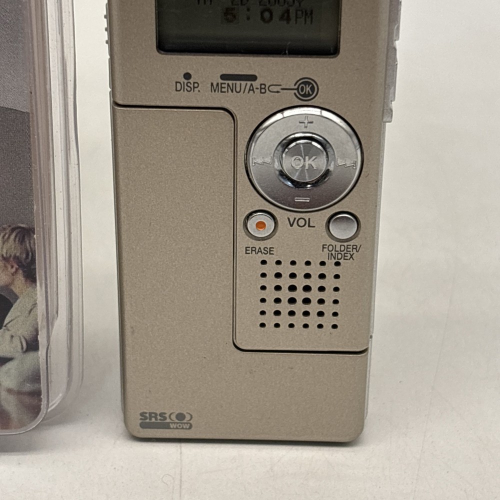 Olympus WS-310M Digital Voice Recorder USB Sound Silver Compact Tested!
