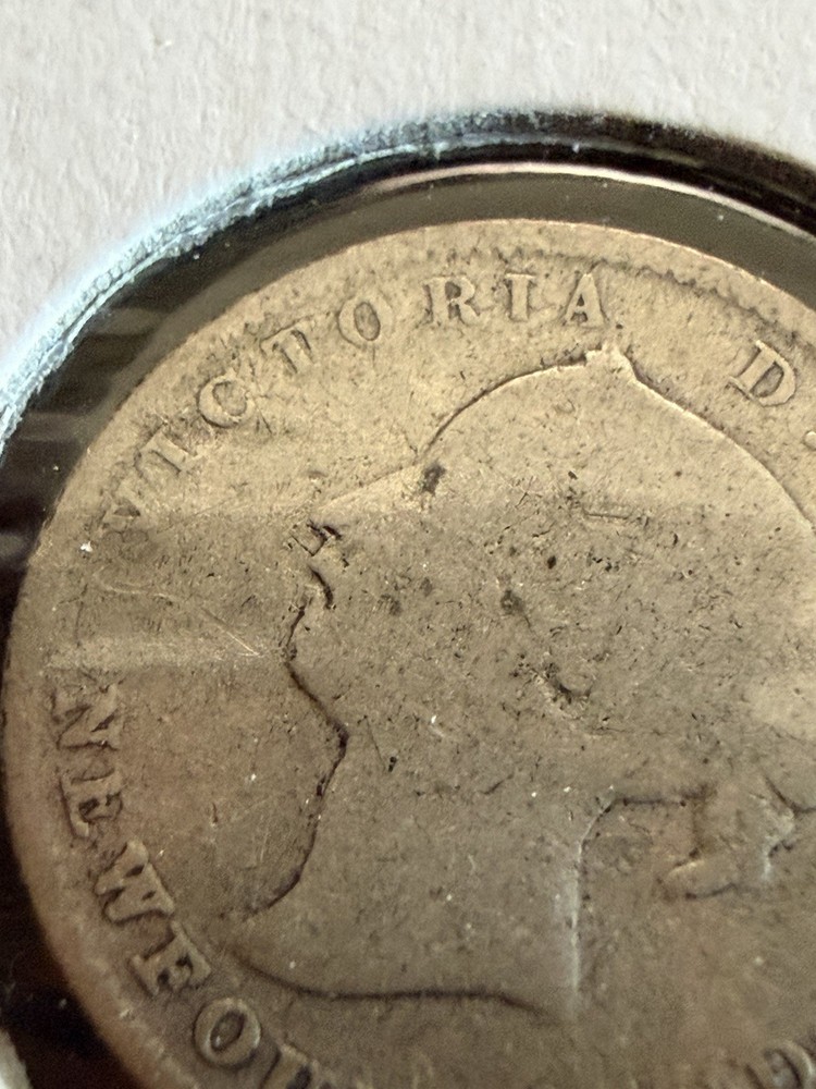1896 Newfoundland 5 Cents Silver