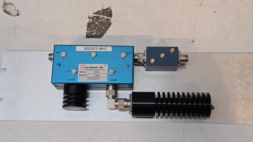 Telewave Dual Isolator w/Low Pass Filter IMD Panel - Used
