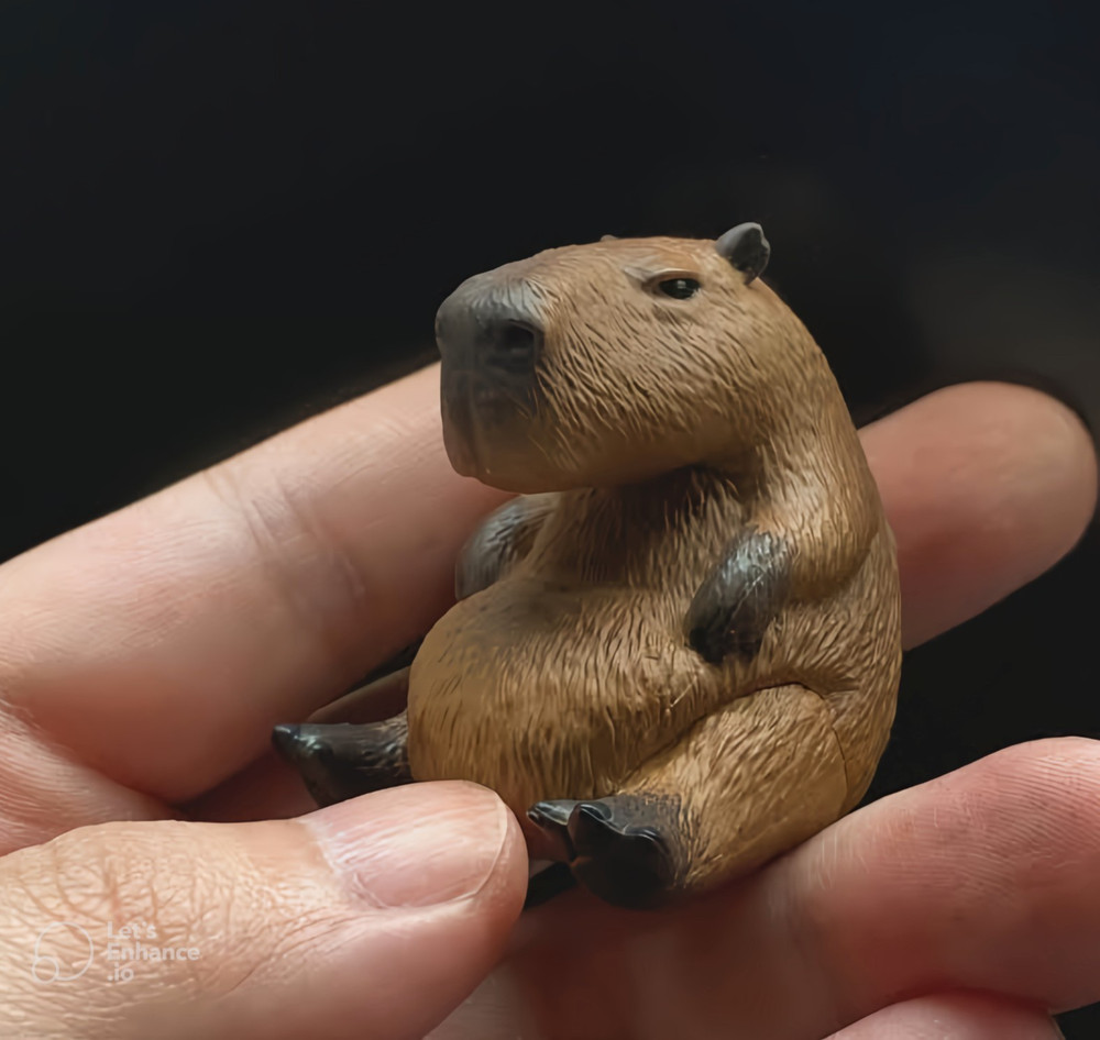 Miniature Capybara Resin, plaster, candle, soap mold 09-78