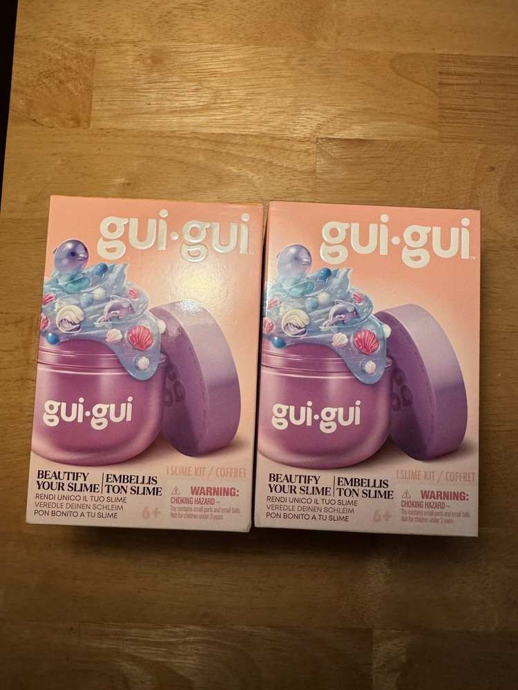 GUI GUI Slime Kit - Scented Slime 2 Pack - Resealable and Reusable Container