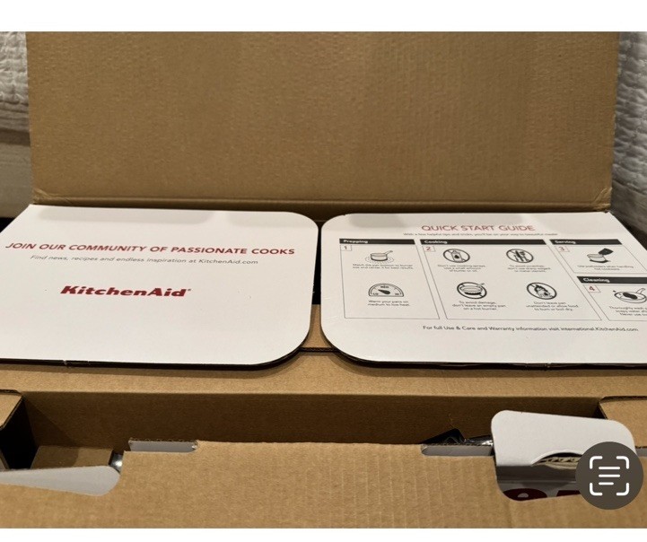 New-KitchenAid Hard Anodized Ceramic Nonstick Cookware Pots & Pans Set, 10 Piece
