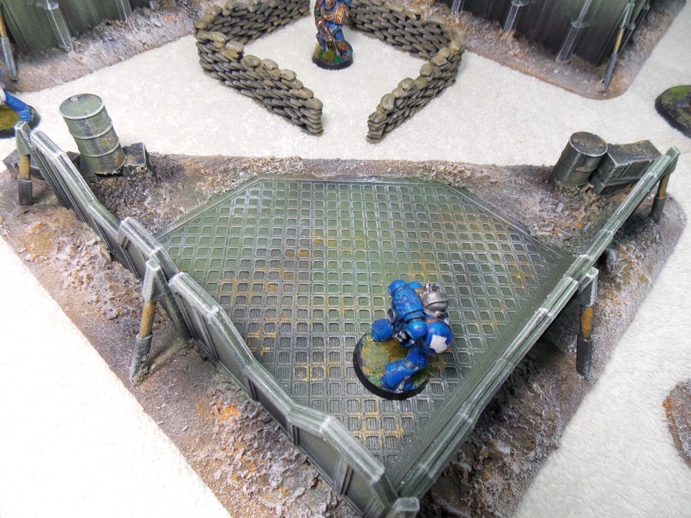WARGAMING TERRAIN PAINTED BUNDLE 9 PIECE SET .....ADVANCE ORDERS