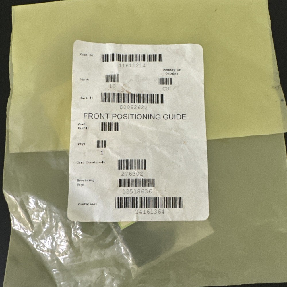 Ricoh D009-2622 (D0092622) Front Positioning Guide