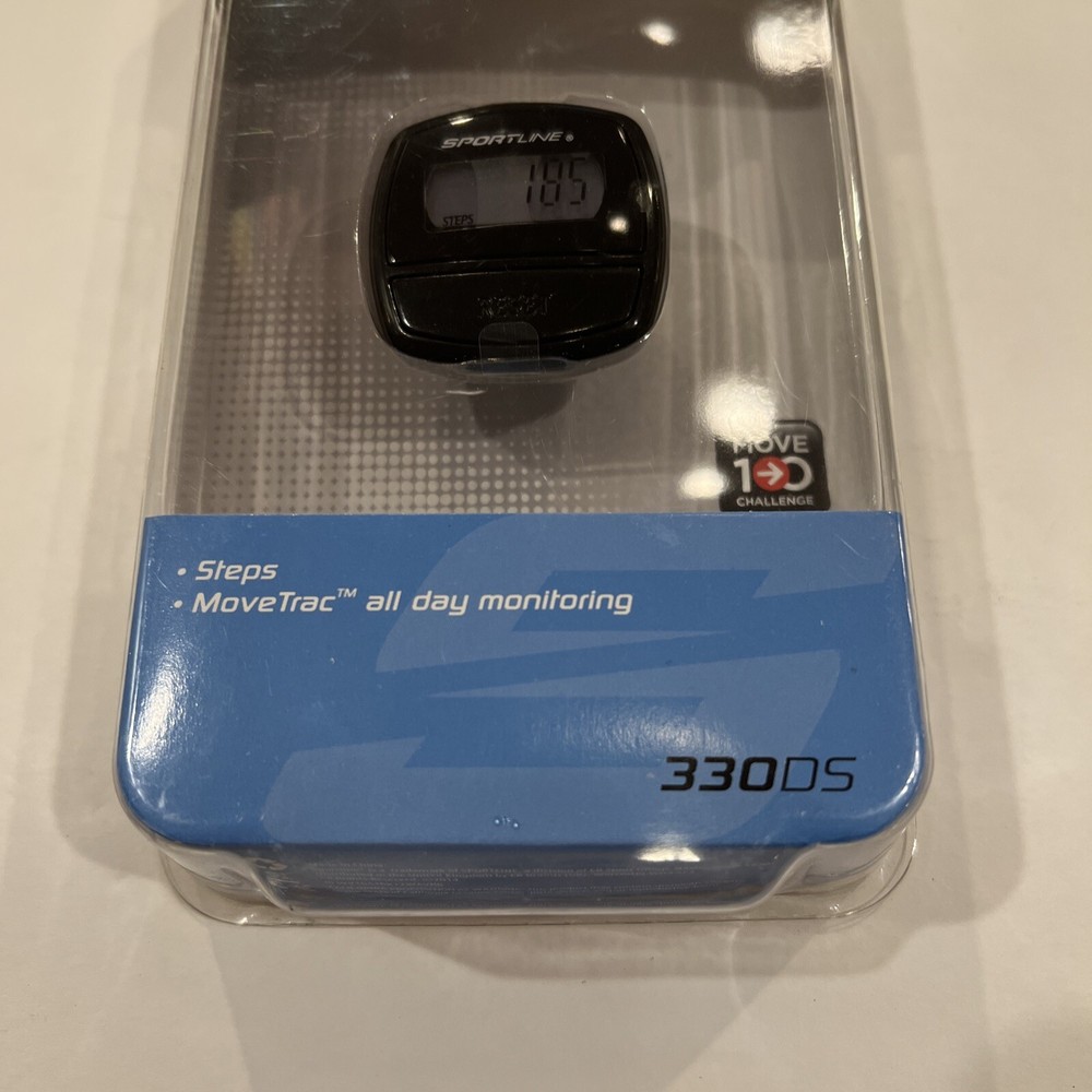 NEW Sportline Step Counting Pedometer w/ Digital Accuracy