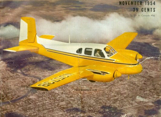 TWIN BEECH BONANZA PLAN ONLY ONE EVER PUBLISHED for a UC Scale Model Airplane