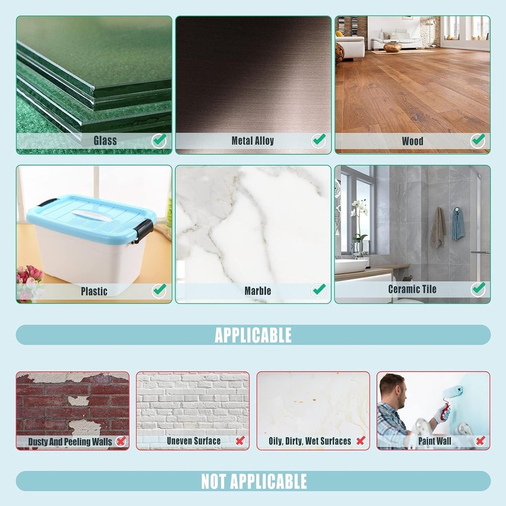 Versatile Black Hook and Loop Strips - 12 Sets for Strong Adhesive Applications