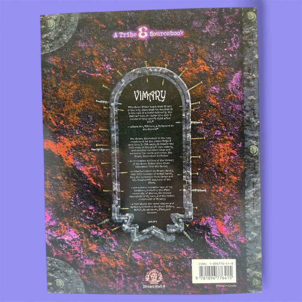 Vimary A Tribe 8 Sourcebook Dream Pod 9