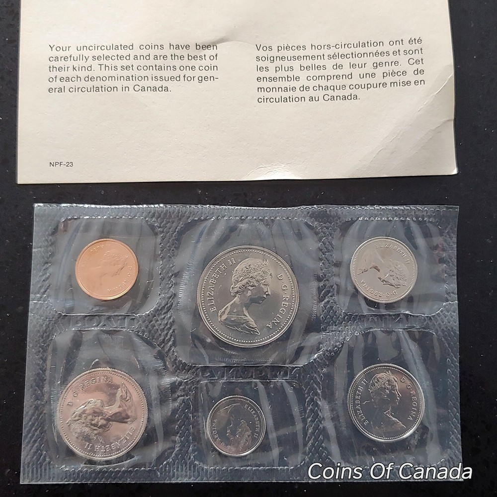 1981 Canada Prooflike 6 Coin Original Set Multiple Sets Available #coinsofcanada