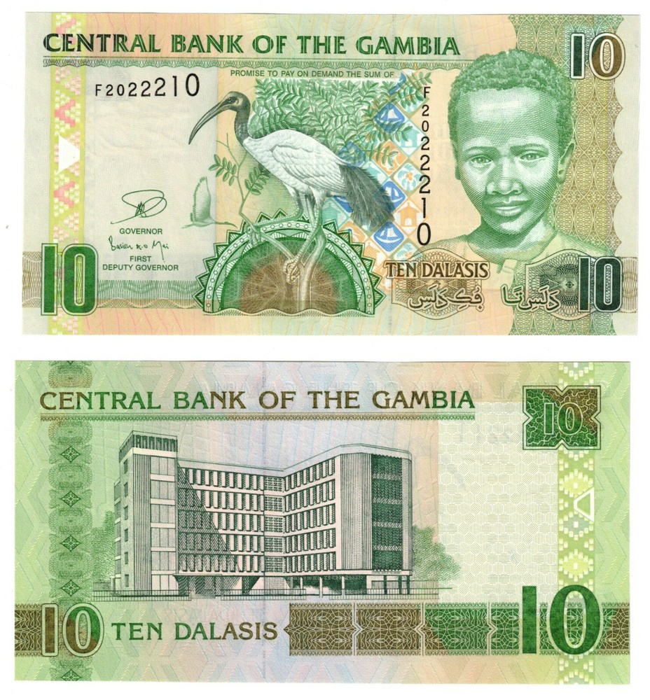 2013 (2006) Gambia  Banknote P26c 10 Dalasis UNC