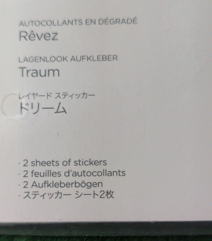 Creative Memories Dream Layered Stickers NIP