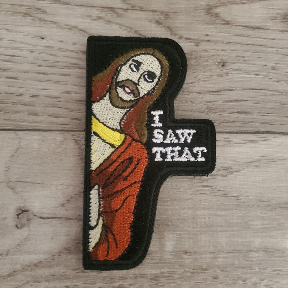 I SAW THAT TACTICAL MORALE PATCH HOOK AND LOOP NEW