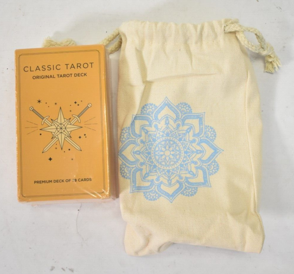 Sagesight Classic Tarot Cards Deck Light For Beginners & Experts 78 Cards Pack