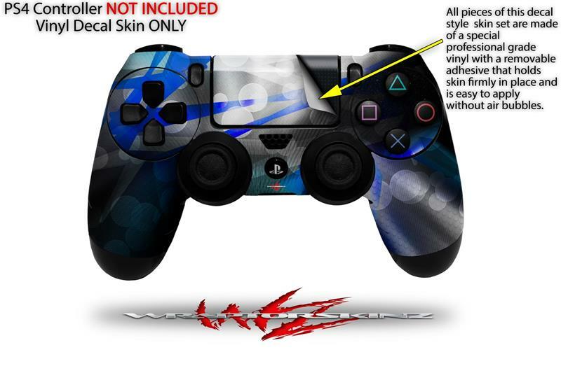 Skin for Sony PS4 Controller ZaZa Blue