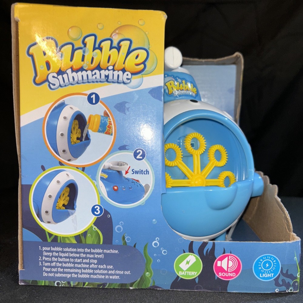 Bubble Blowing Submarine
