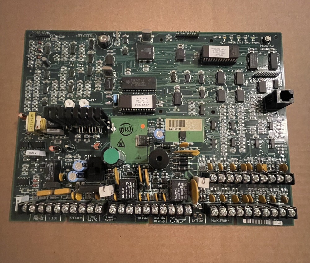 Apex Destiny SADES 6100 Security Panel Board - 100% Tested