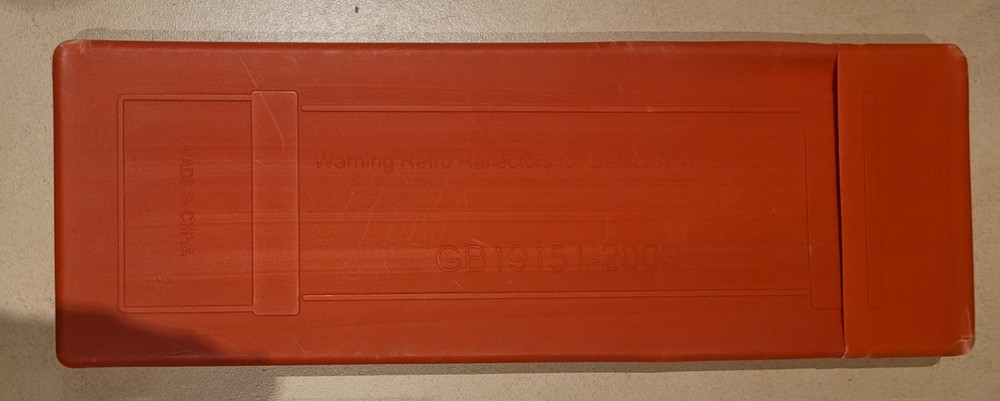 warning triangle car