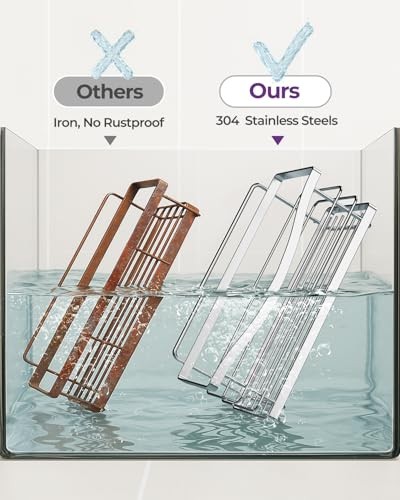 Shower Caddy 3 Pack-Shower Organizer Shelves Rack Rustproof SUS304 Silver
