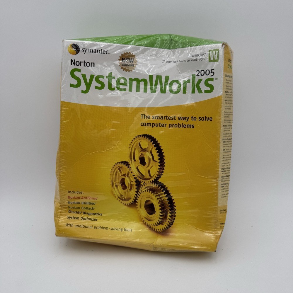New Norton SystemWorks 2005, Sealed. Windows