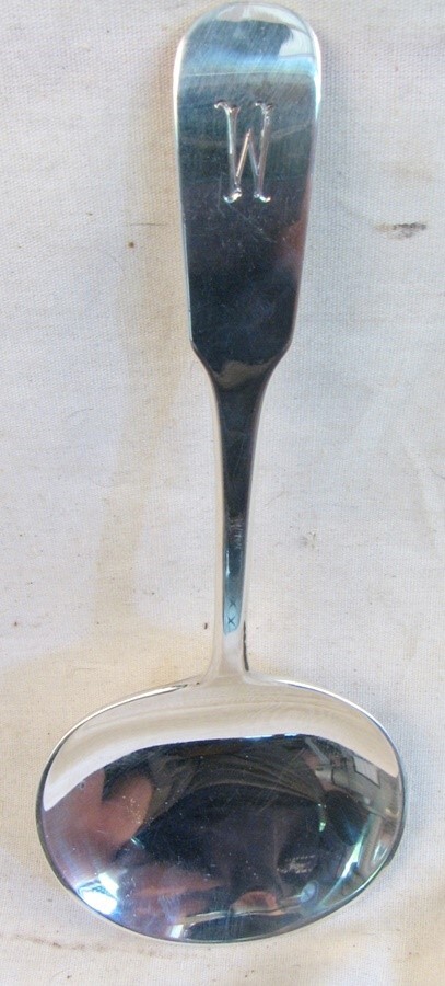 STERLING TEA CADDY SPOON OLD NEWBERRY CRAFTERS