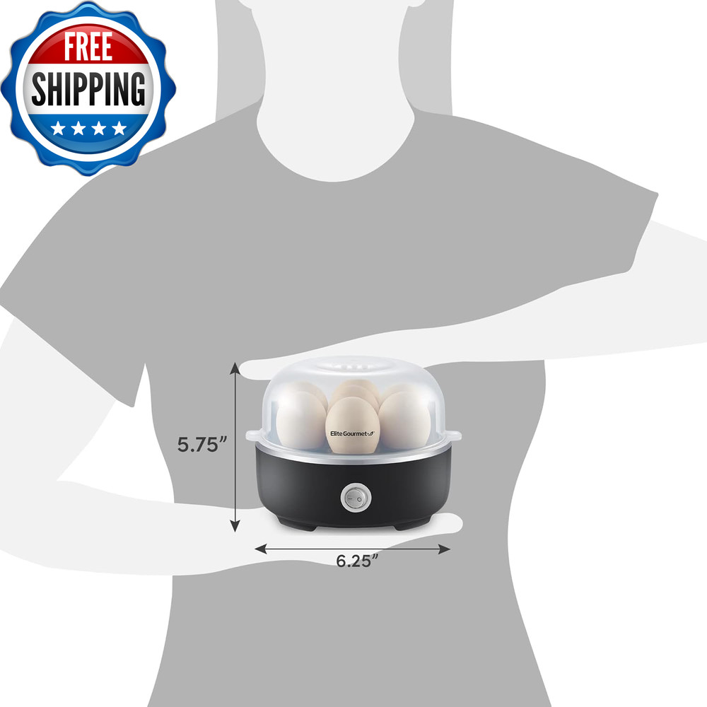 EGC115B Easy Egg Cooker Electric 7 Egg Capacity Soft Medium