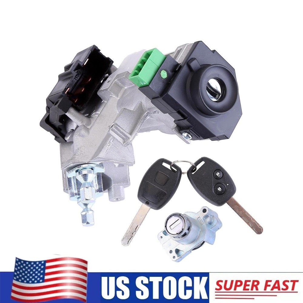 Ignition & Front Left Door Lock Cylinder Switch w/ 2Keys For Pilot 2009-2015 US
