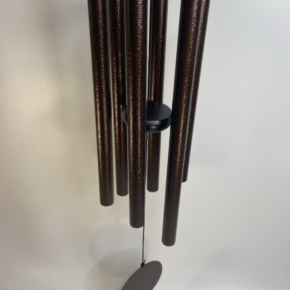 Vanquer Premium Wind Chimes Outdoors Handcrafted & Tuned Bronze 38 in