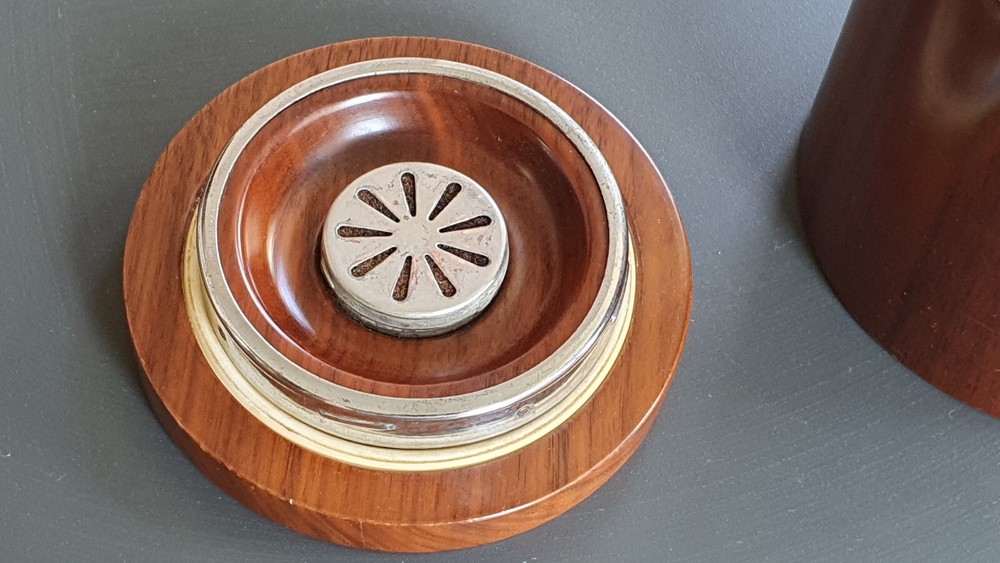 Vintage Cylindrical Tobacco Box