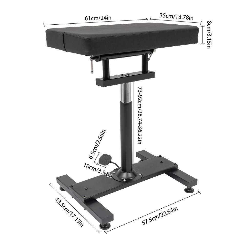 Armrest Stand for Studio Black Arm Rest Adjustable Height Armrest Stand