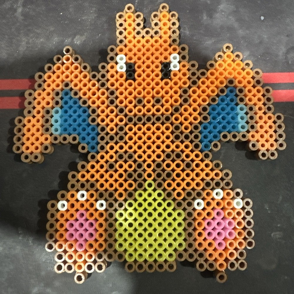 Charizard Perler Beads Homemade