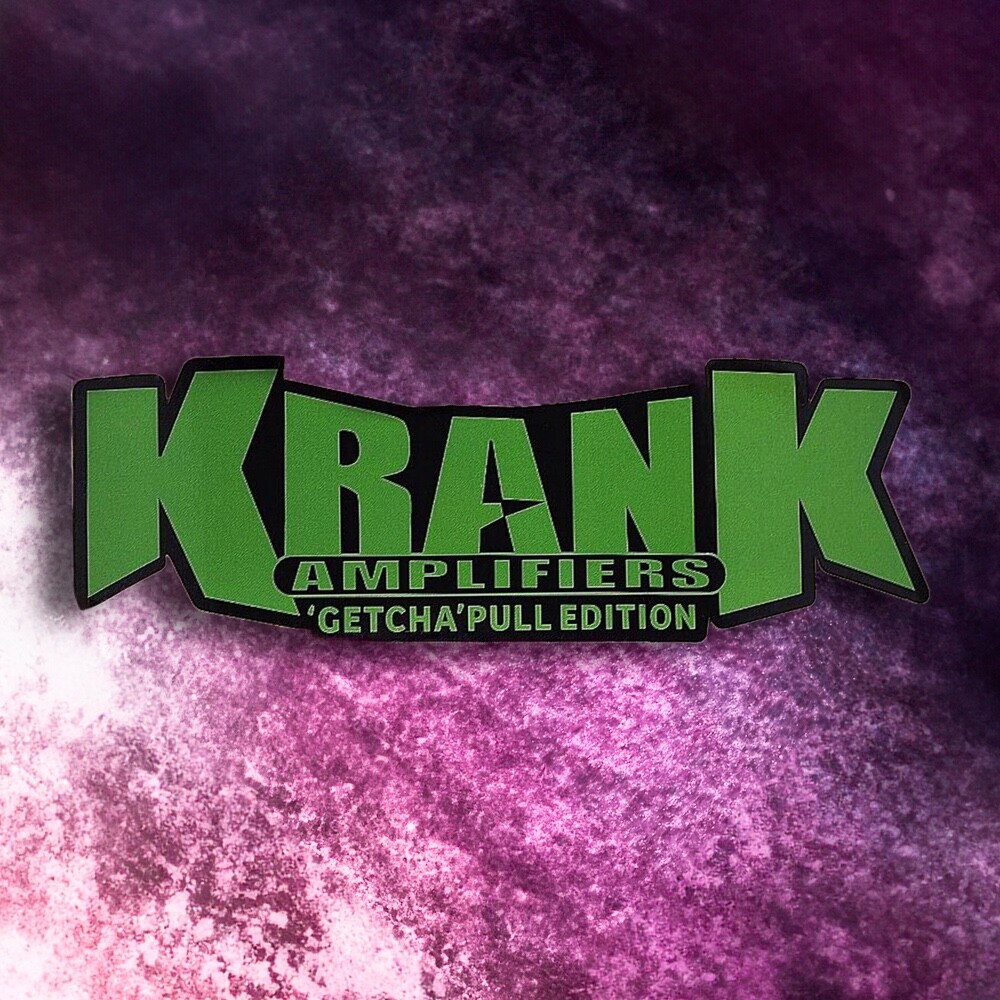 KRANK AMPLIFIERS PANTERA DIMEBAG DARRELL GETCHA PULL EDITION STICKER DAMAGEPLAN