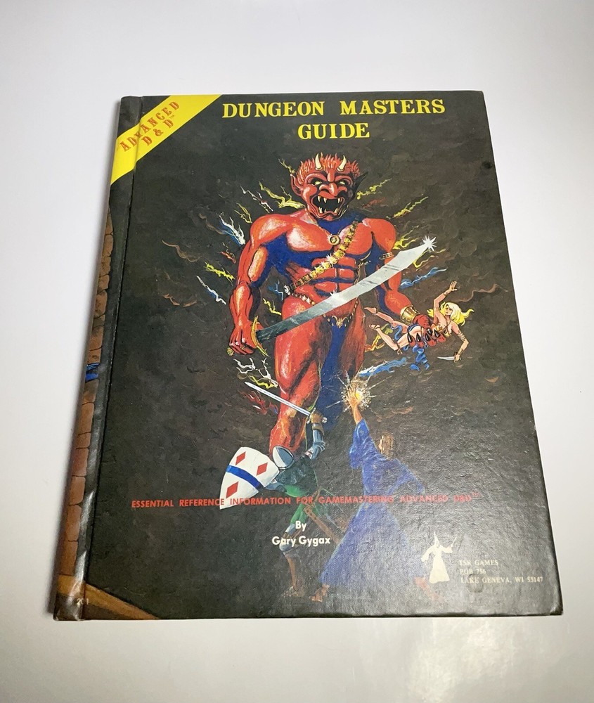 Advanced Dungeons & Dragons Dungeon Masters Guide 1979 Revised TSR Gary Gygax