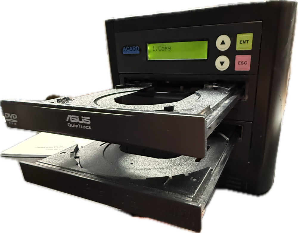 ACARD Technology Copy Smart Plus CD DVD Duplicator Standalone Black 5.25"