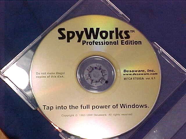 SPYWORKS PROFESSIONAL EDITION DESAWARE SOFTWARE  SI
