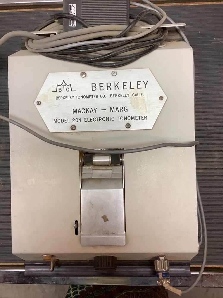 BTC Berkeley Tonometer Co. Mackay-Marg Model 204 Electronic Tonometer