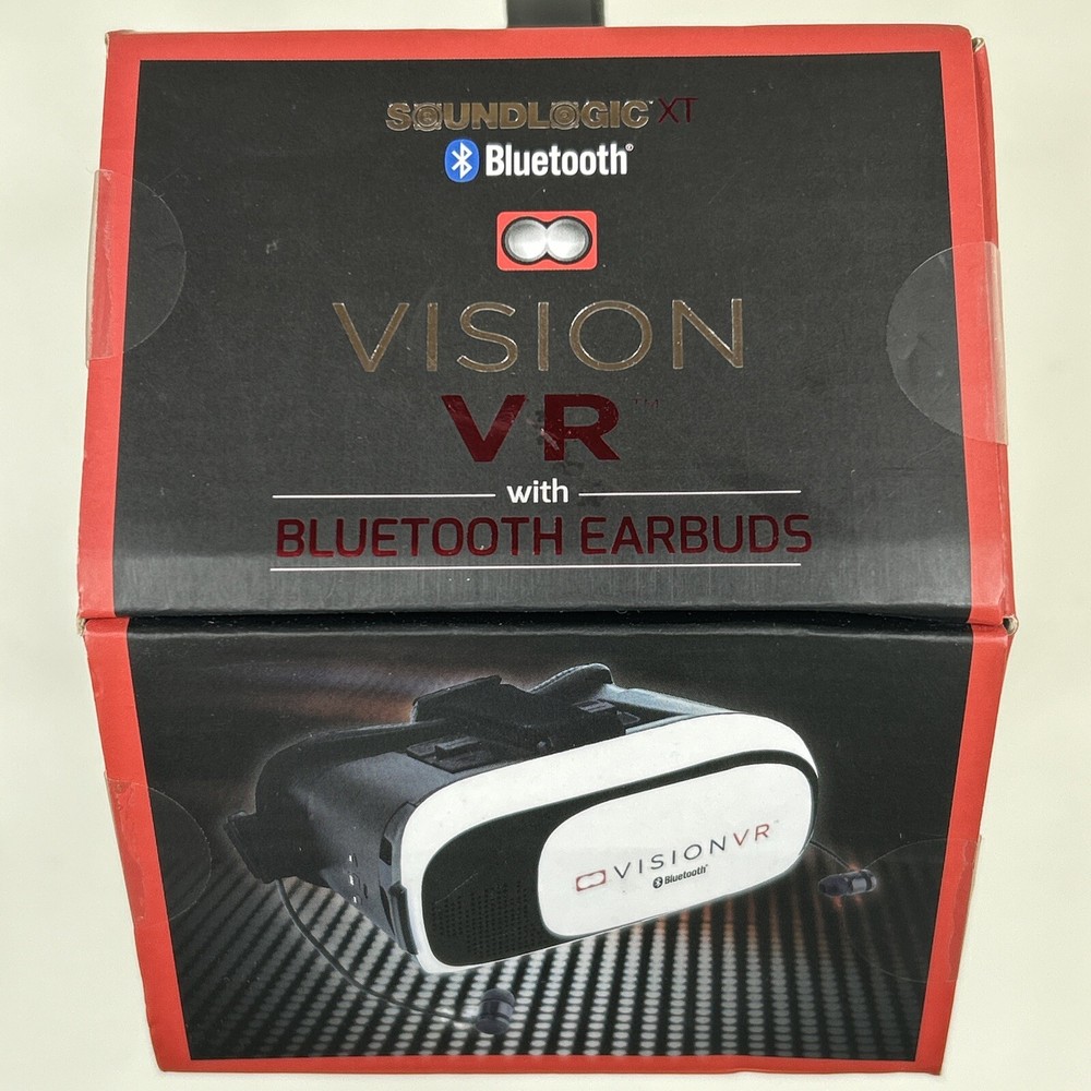 Bluetooth Vision VR With Earbuds Sound Logic XTAndroid Apple Devices (NEW)