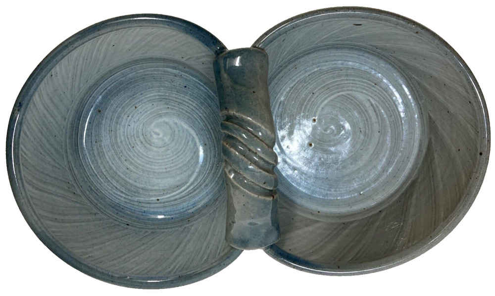 2 sided Pottery Dish, Perfect for table top service .
