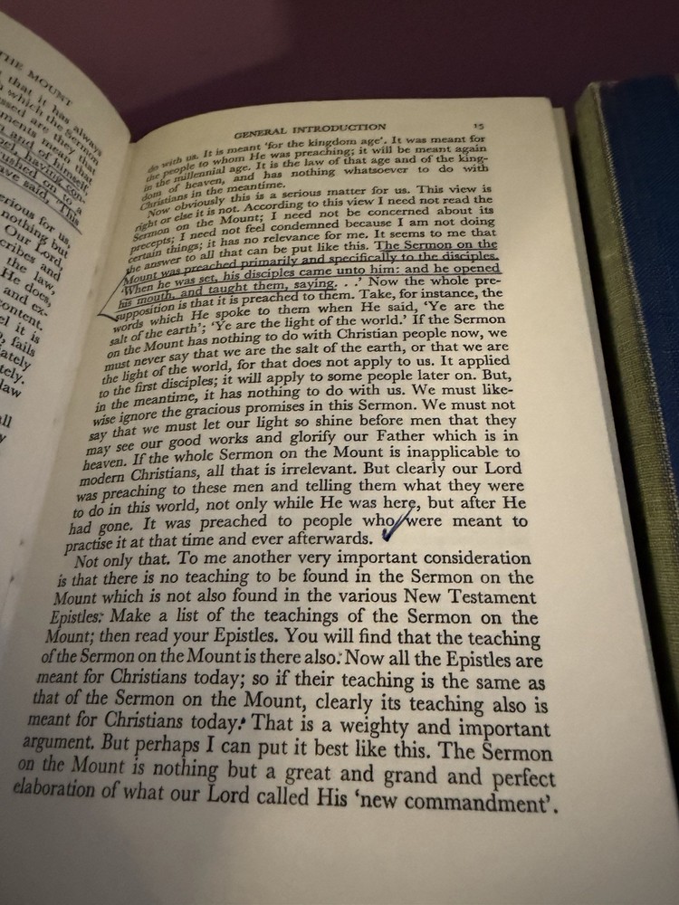Studies in the Sermon on the Mount-1st EDITION - Please Read Description